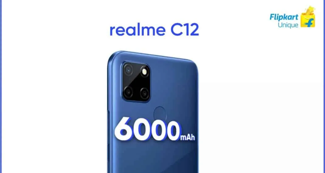 Realme C12 teased to launch in India on 18th August via Flipkart