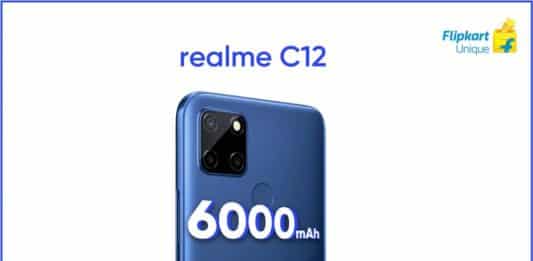 Realme C12 teased to launch in India on 18th August via Flipkart