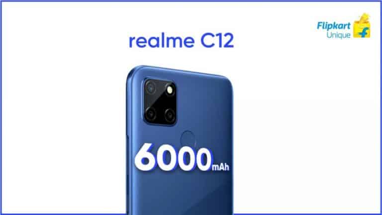Realme C12 teased to launch in India on 18th August via Flipkart