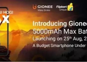 Gionee Max with big battery launching on August 25 under Rs.6,000
