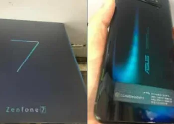 ASUS Zenfone 7 live image leaked, shows the Triple-rear Flip Camera