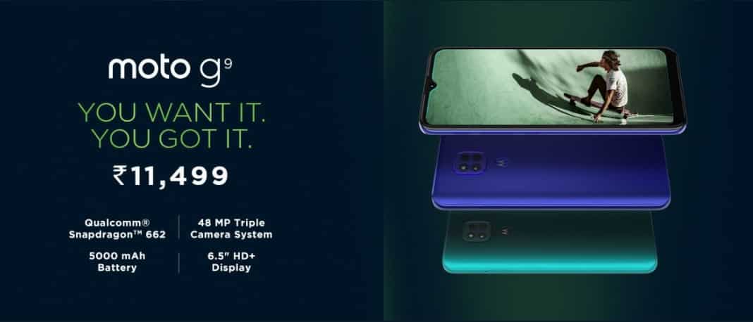 Moto G9 launched with Snapdragon 662, triple-rear camera, and 5,000mAh battery in India: Full Specifications and Price