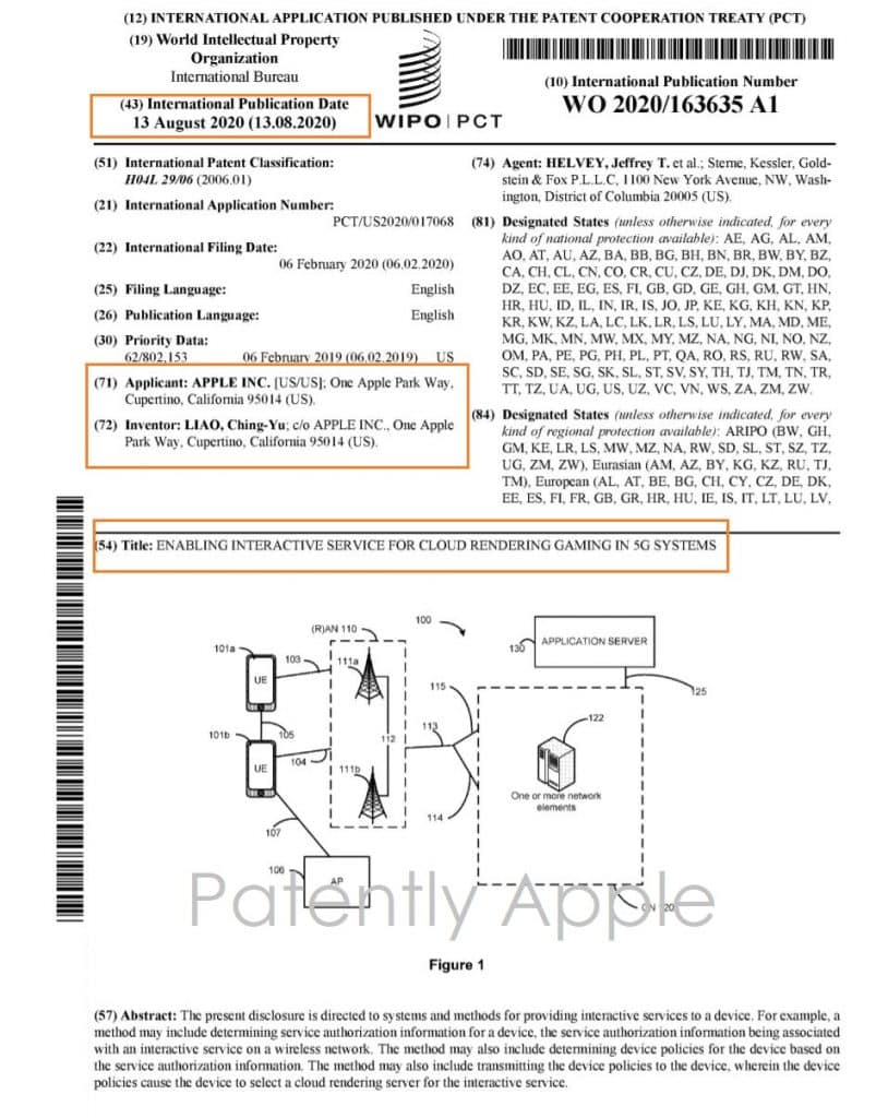 Apple Cloud Gaming Service Patent_TechnoSports.co.in