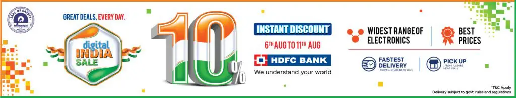 Digital India Sale is back at Reliance Digital with best deals on the widest range of electronics