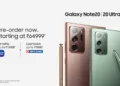 Samsung Galaxy Note 20 and Note 20 Ultra 5G will be released in India on August 28 via Amazon