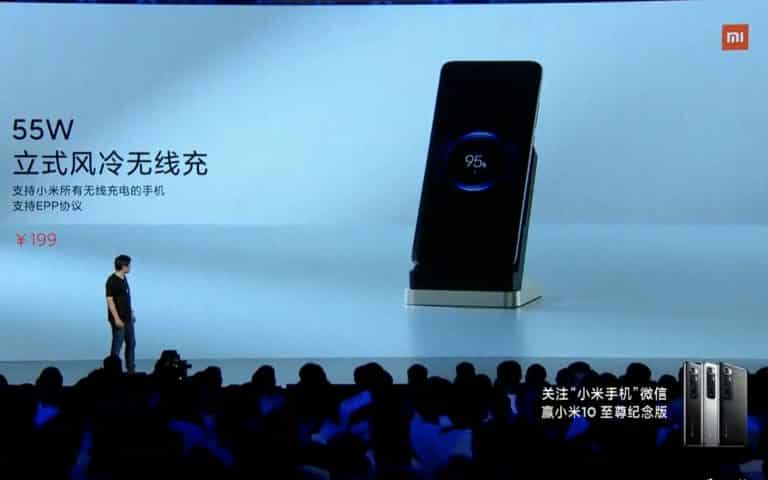 Mi 55W wireless charger launched at CNY 199 ($29)