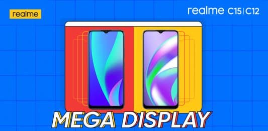 Realme C12 and Realme C15 will have 6.5-inch Mini-drop Fullscreen display