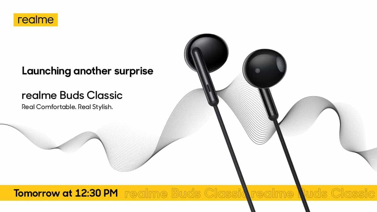 Realme Buds Classic launching alongside Relme C15 and Realme C12 on 18th August