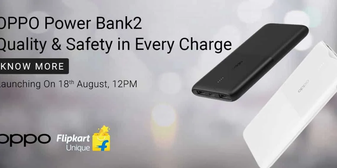 Oppo Power Bank 2 launched in India at Rs.1,299
