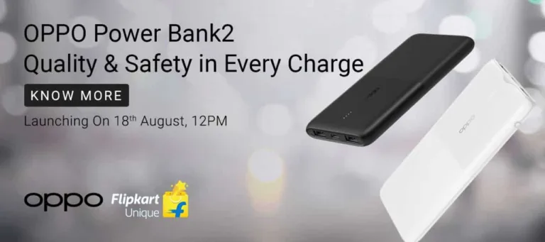 Oppo Power Bank 2 launched in India at Rs.1,299