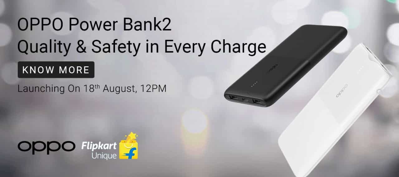 Oppo Power Bank 2 launched in India at Rs.1,299