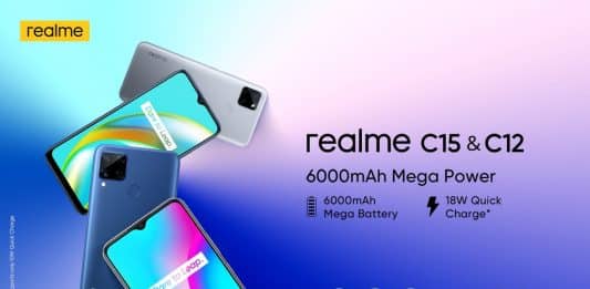 Realme C12 and Realme C15 launched with 6,000mAh battery, Helio G35, and 13MP primary camera in India