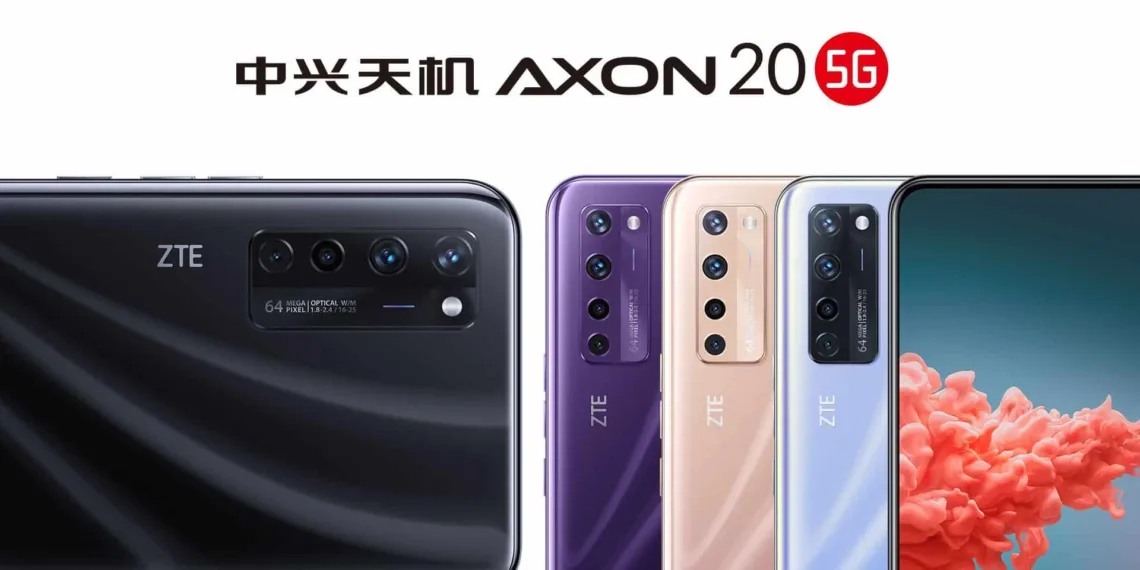 ZTE Axon 20 5G to have Four different colour options