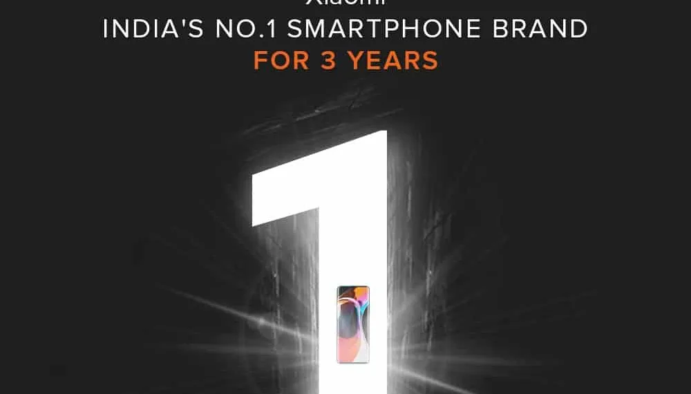 Xiaomi becomes the top smartphone brand in India for 3 years now