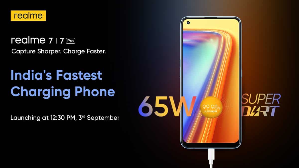 Realme 7 and Realme 7 Pro is launching on September 3