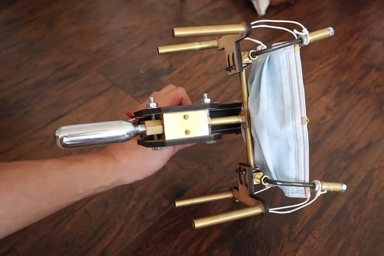 Ever thought about a “Mask Gun”? If not, have a look