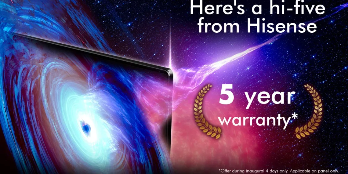 Hisense TVs are coming with up to 40% off and 5 years warranty on Amazon Freedom Sale_TechnoSports.co.in