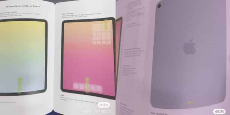 Rumored iPad Air 4 manual leaked