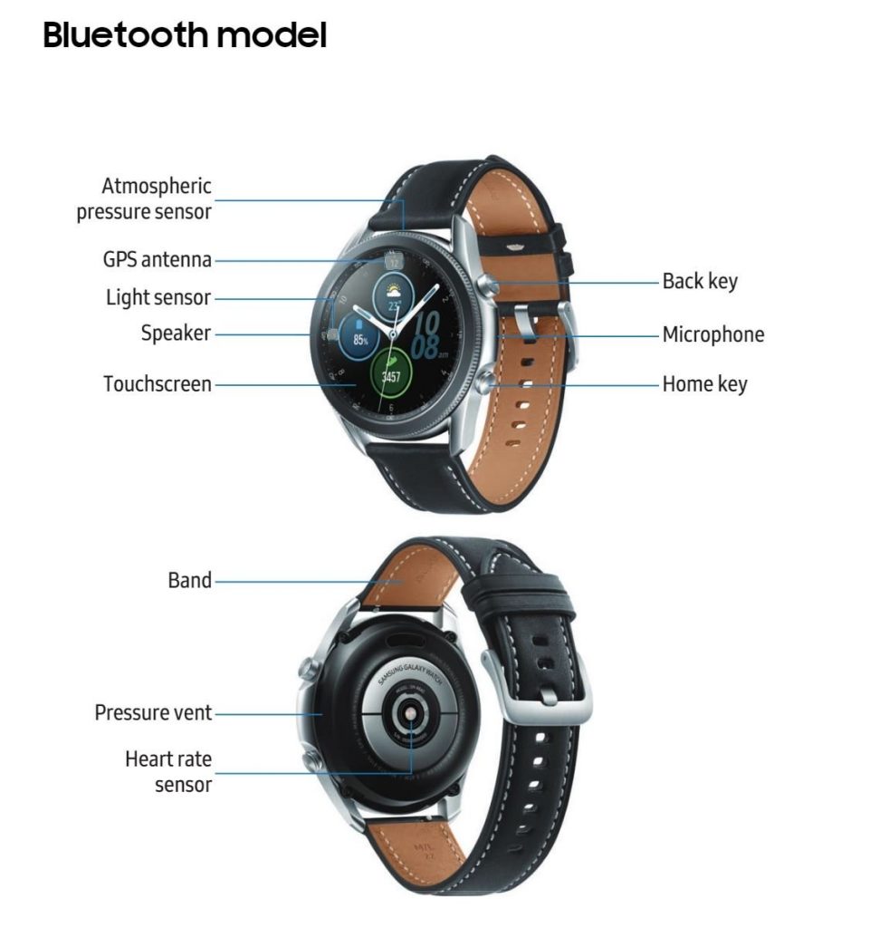 Samsung Watch 3 Mystic Black_TechnoSports.co.in