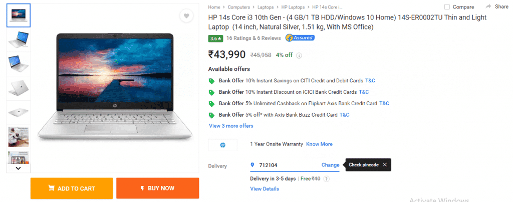 Best selling Intel laptops gets discounted on Flipkart's Big Saving Days