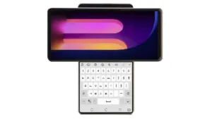 LG Wing shown with Dual-screen Rotating display in video