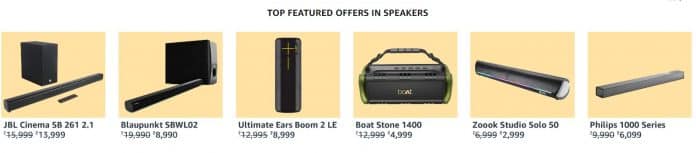 amazon freedom sale speakers