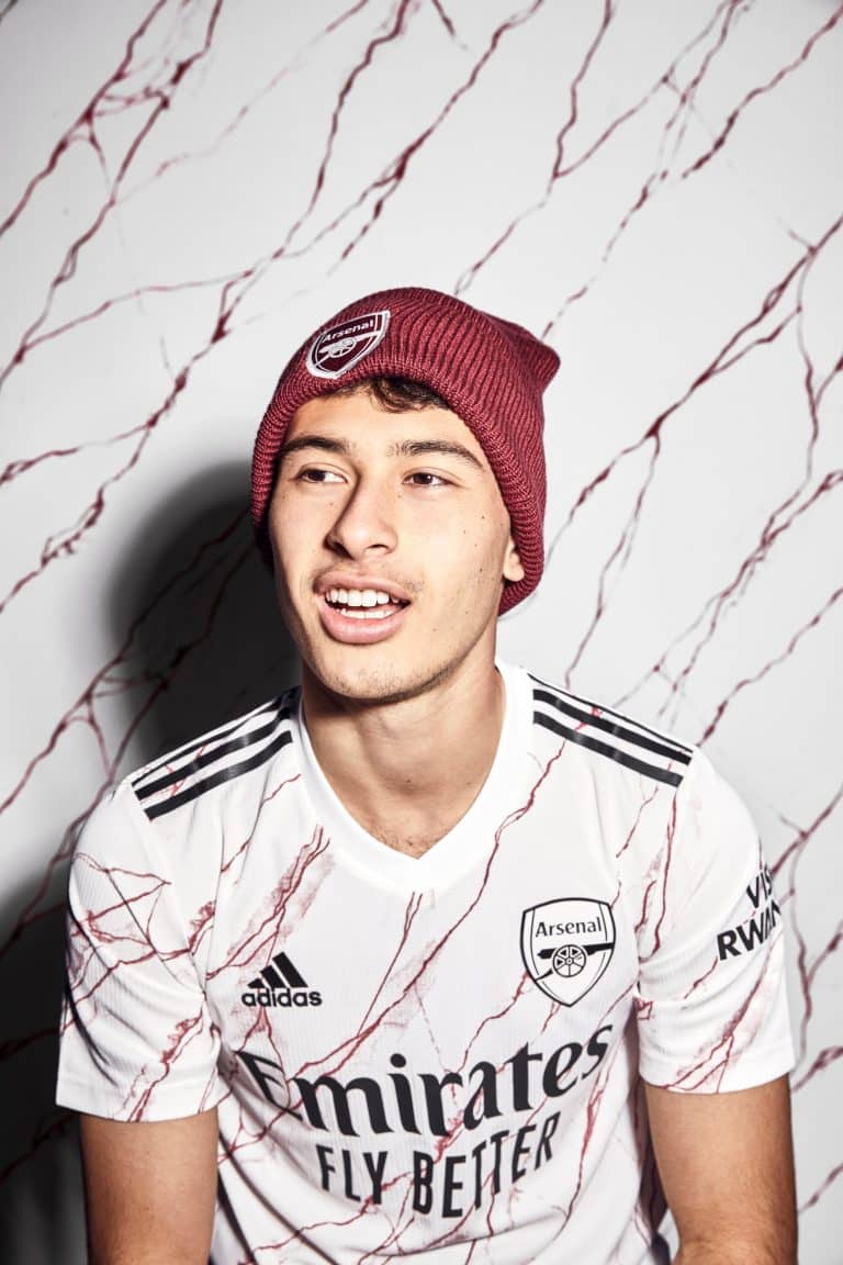 Arsenal unveils their new Highbury inspired away kit for the 2020-21 season