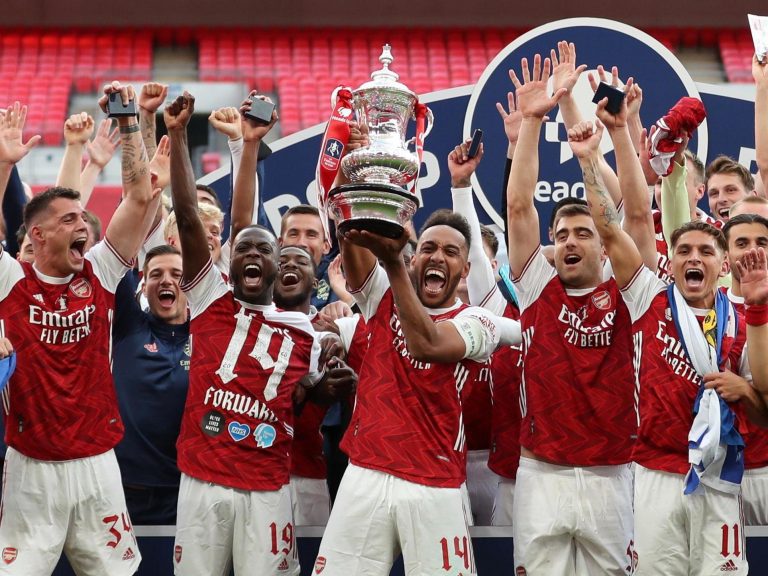 Aubameyang breaks three records as Arsenal beats Chelsea to win the FA Cup final