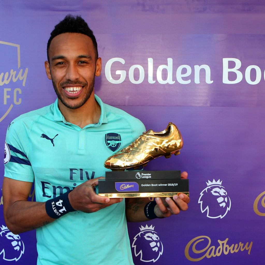 aubameyang Top 5 oldest Golden Boot winners of Premier League until 2020