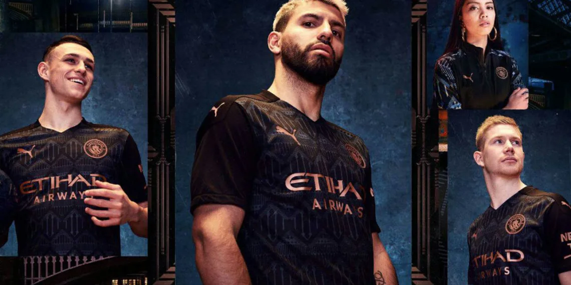 Manchester City unveils their 2020-21 season away kit with Puma: makes the black theme even better