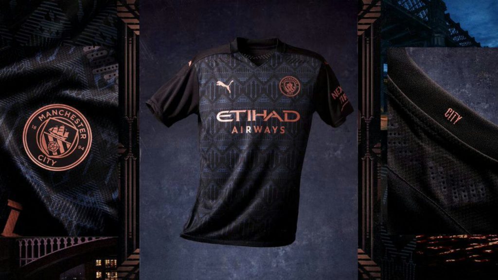 Manchester City unveils their 2020-21 season away kit with Puma: makes the black theme even better