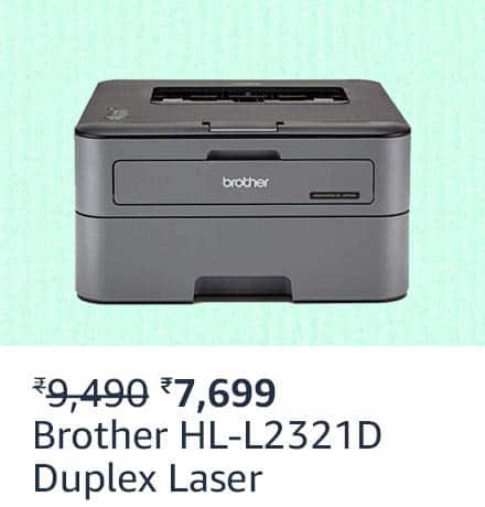 brother hl l2321d Best deals on Laser printers on Amazon Prime Day