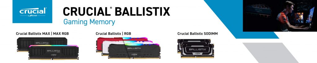 Crucial Ballistix gaming memory launching on Amazon Prime Day