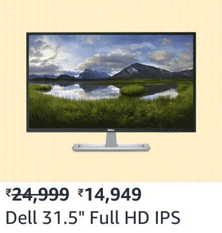 dell 31.5 Best deals on bestselling monitors on Amazon Prime Day