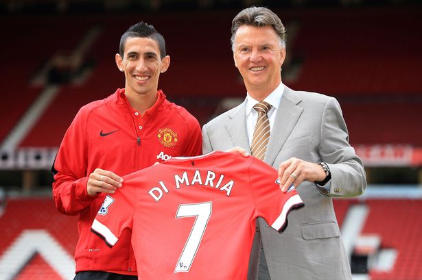 di maria van gaal Top 10 most expensive signings of Manchester United of all-time