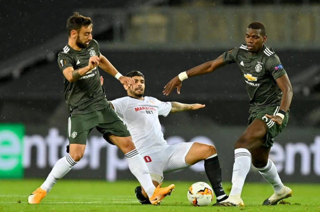 fernandes pogba banega Bruno Fernandes converted Manchester United's 22nd penalty of the season but failed to beat Sevilla in the Europa League semi-finals