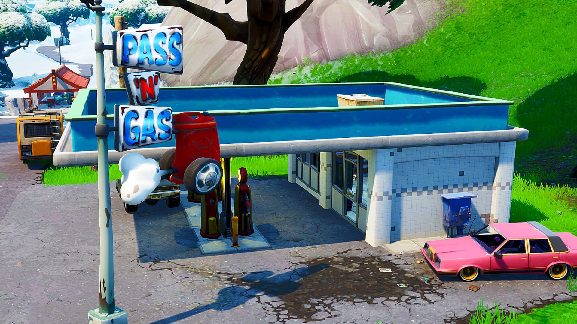 Fortnite adds Gas Pumps and Cars in their latest updates