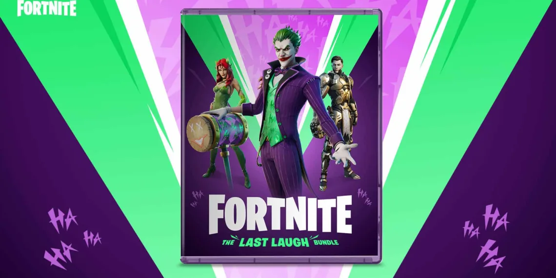 Fortnite's new The Last Laugh Bundle adds Joker, Poison Ivy Skins & much more