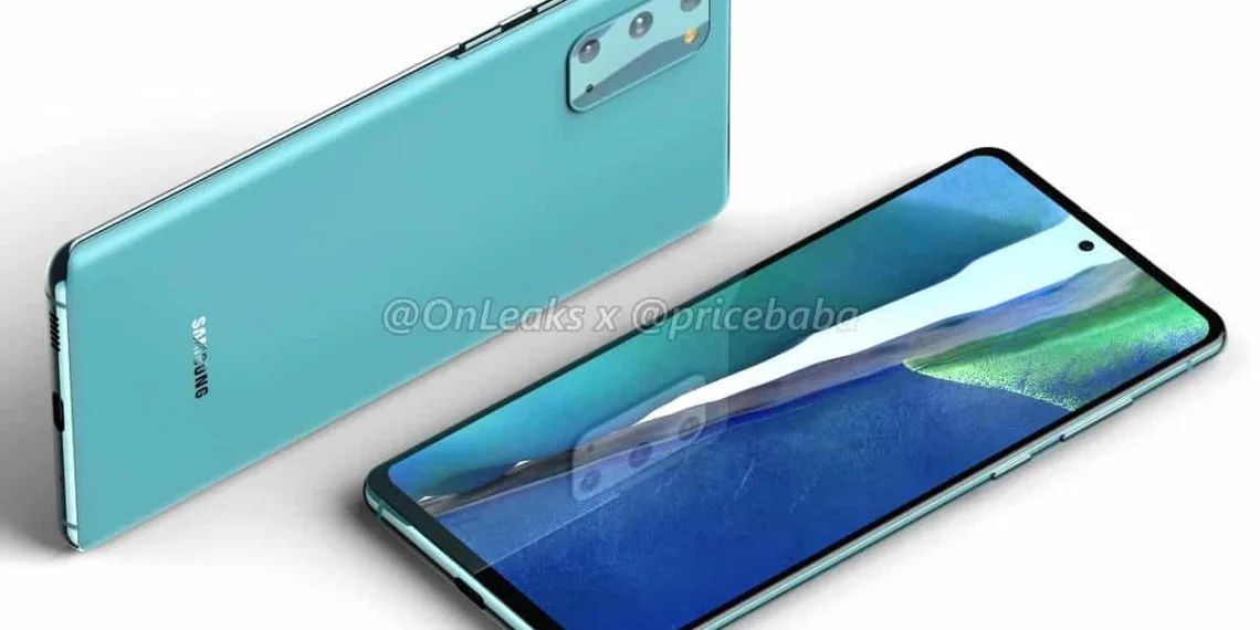 Samsung Galaxy S20 Fan Edition 5G appears in leaked renders