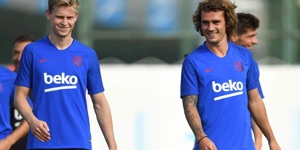 "Griezmann isn't a winger, Frenkie should play in the role he had at Ajax," says Koeman
