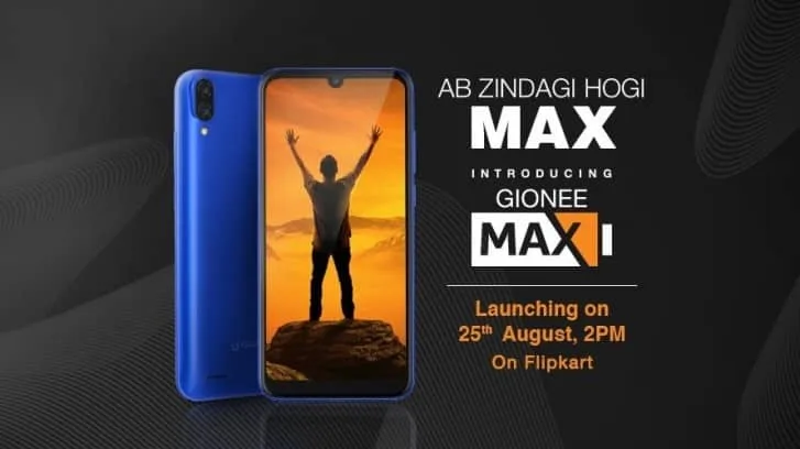 Gionee Max launch date revealed along with the launch date