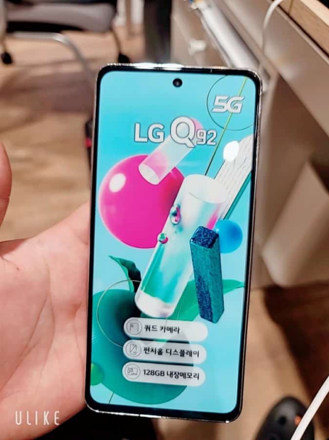 gsmarena 002 1 5 LG Q92 is spotted with a live hands-on image and a list of key specifications
