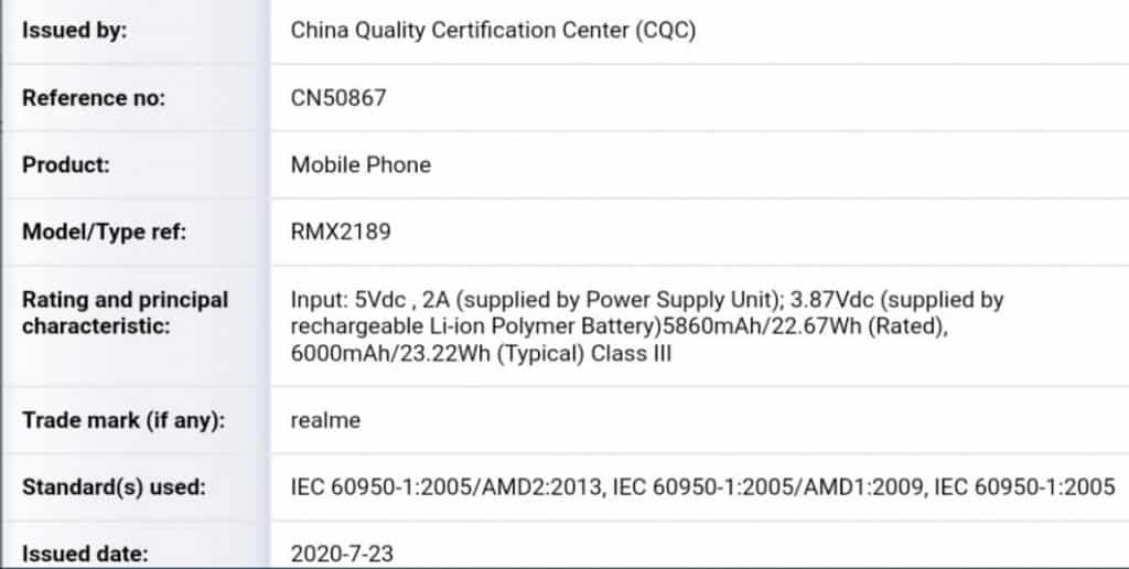 gsmarena 003 4 Realme C12 spotted with 6,000mAh battery in different certifications