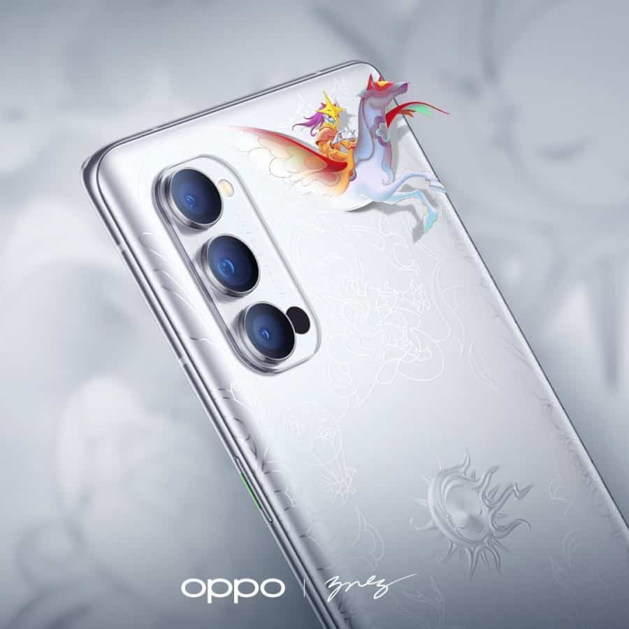 gsmarena 004 7 Oppo Reno4 Pro 5G Artist Limited Edition phone unveiled in collaboration with James Jean