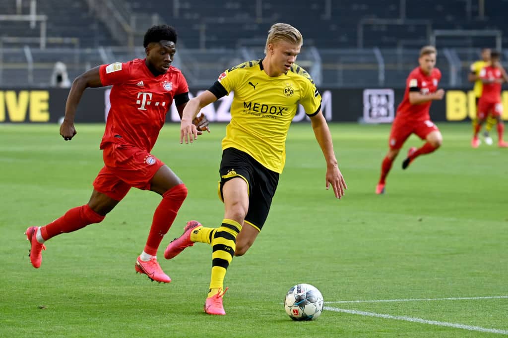 haaland davies Dortmund to receive bids for Erling Haaland this summer