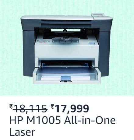 hp m1005 Best deals on Laser printers on Amazon Prime Day
