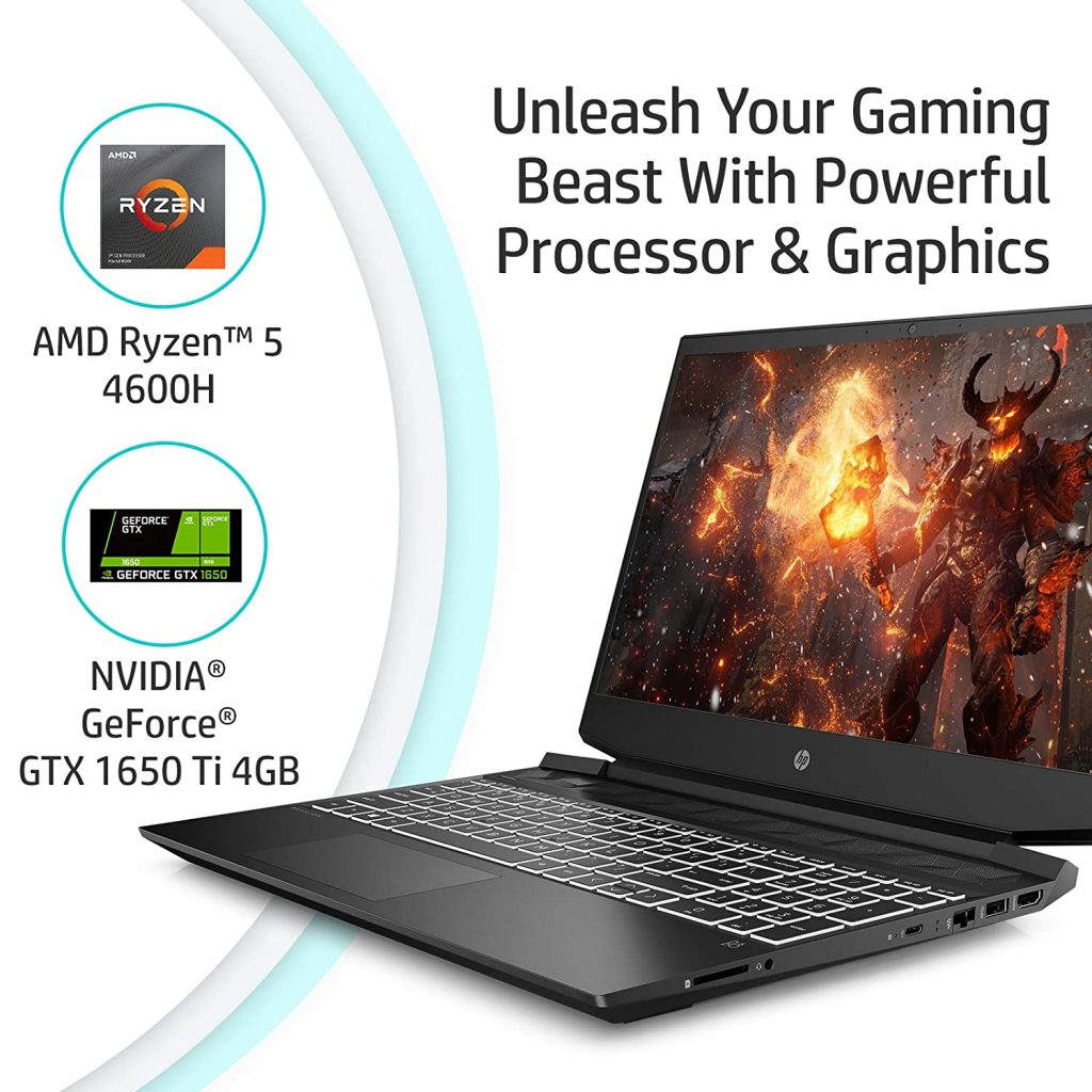 HP Pavilion Gaming 15 with AMD Ryzen 5 4600H & NVIDIA graphics available on Amazon India