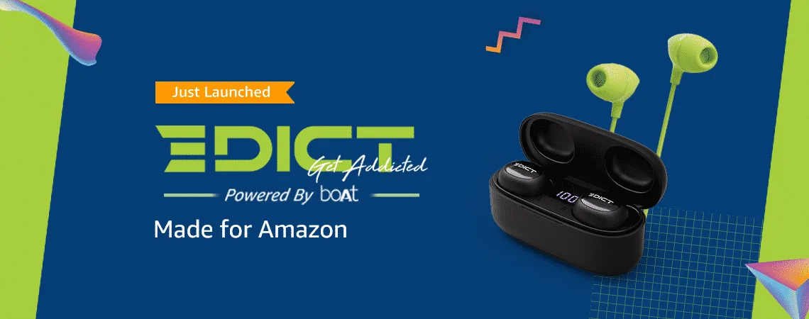 Boat's Edict is the new Affordable Audio sub-brand live in Amazon India