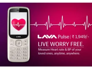 Lava brings the "Lava Pulse" with a built in heart rate and blood pressure sensor