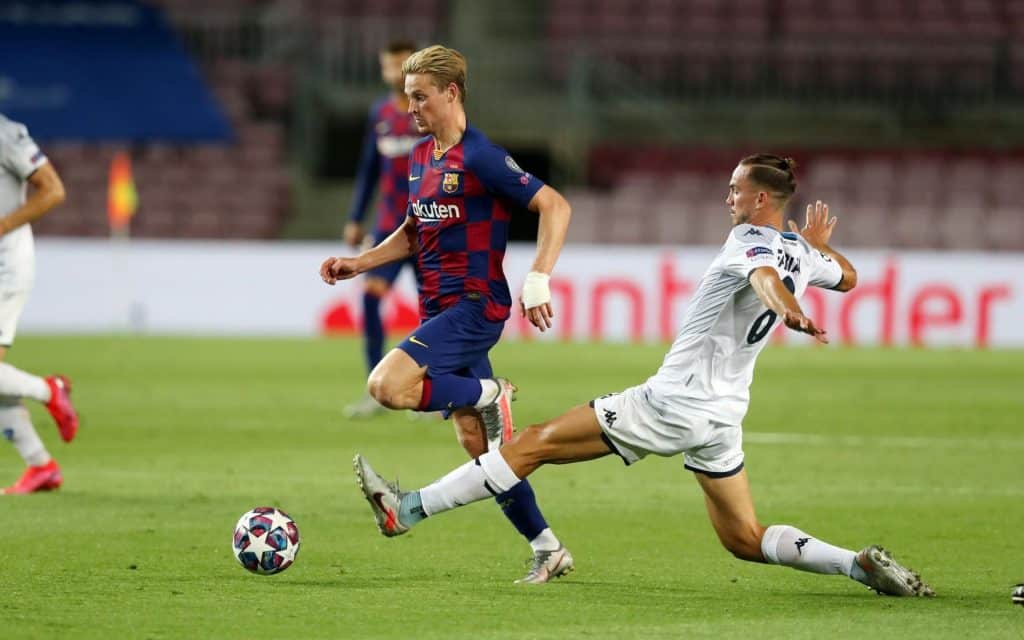 Here's why Frenkie de Jong had his hand bandaged in the match against Napoli